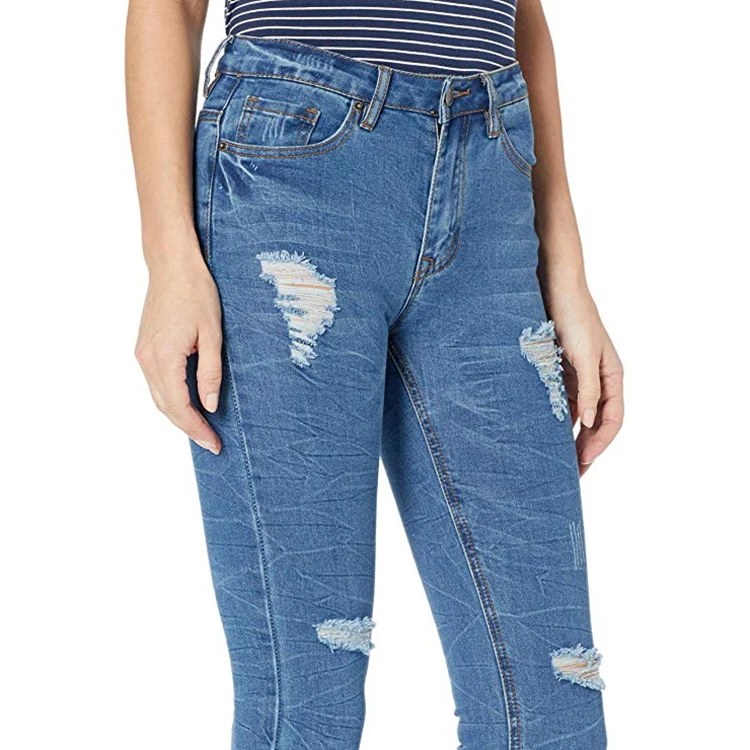 boyfriend fit ripped jeans