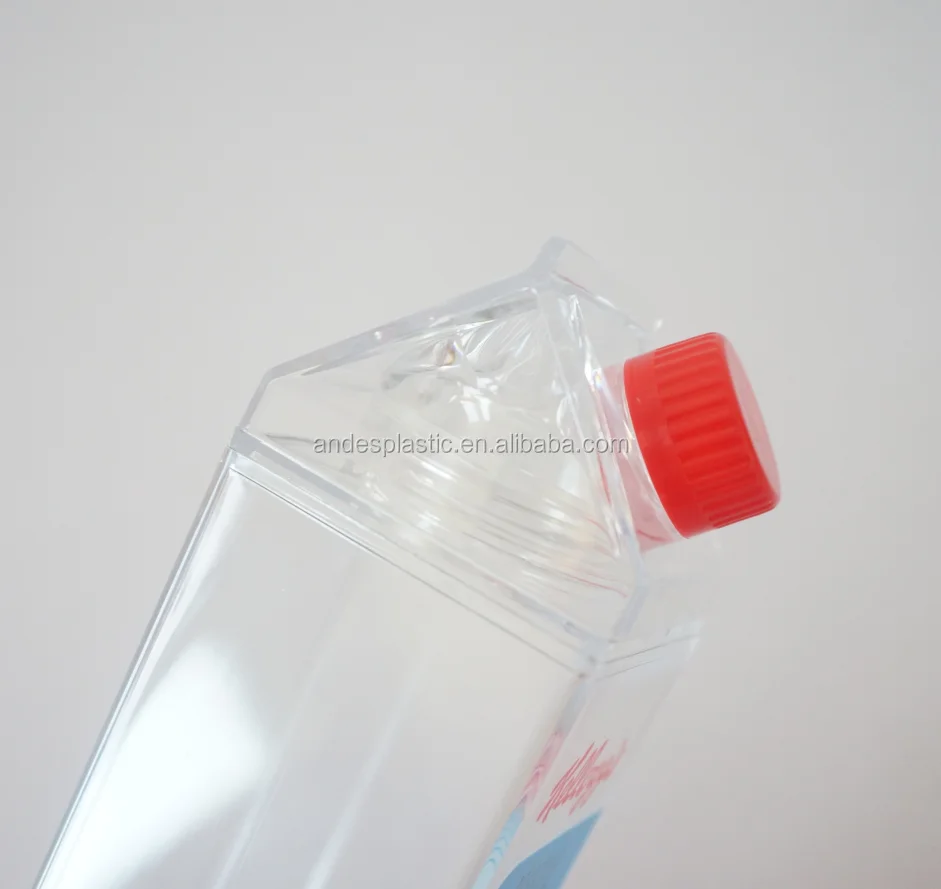 Bpa Free Clear 500ml Plastic Milk Carton Shaped Water Bottle Buy
