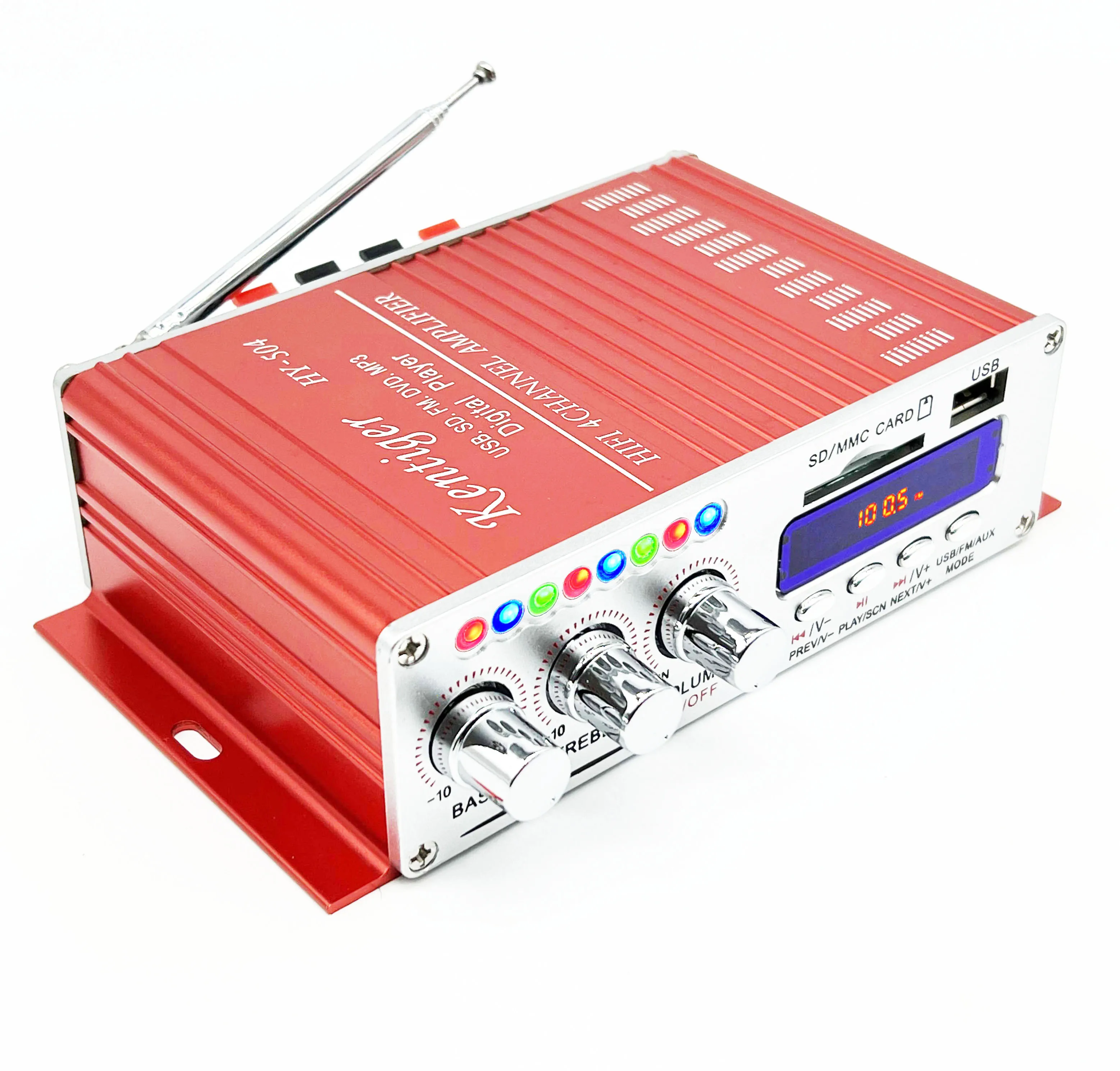 Hy504 Subwoofer Amplifier Car With Fm & Support Cd/dvd/vcd Input Hot