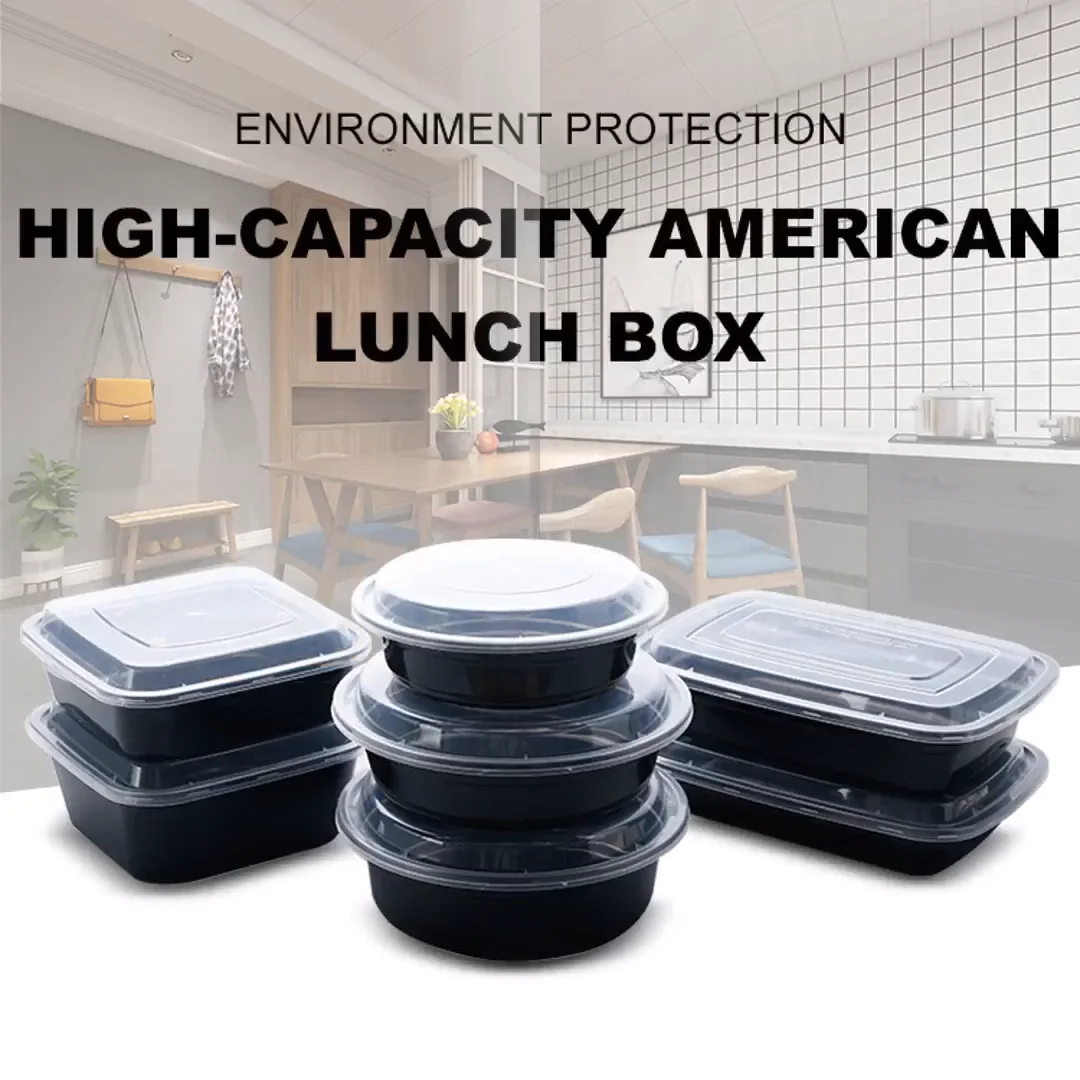 2 Compartment Freezer And Microwave Safe Plastic Meal Prep Containers