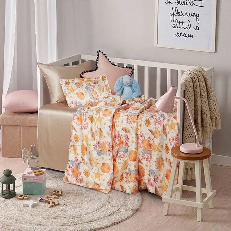 Children's Baby Bedding 100 Silk Printed Sheet Set Buy Bedding For