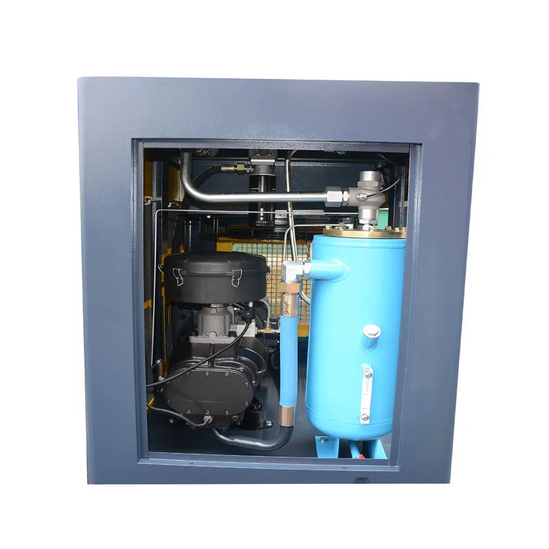 7bar silent portable screw air compressor