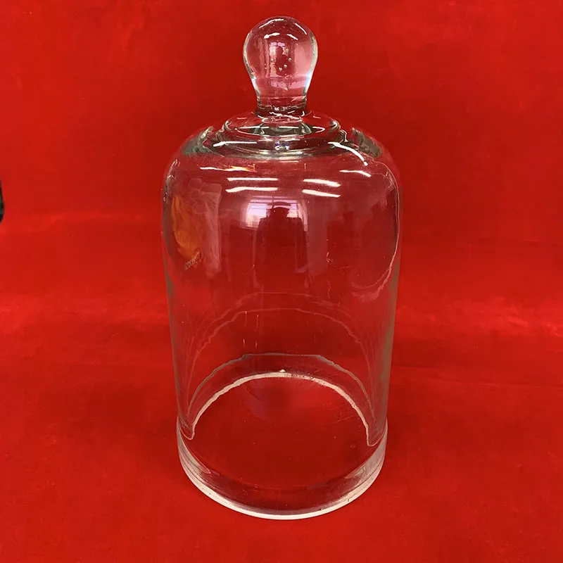 高品质透明实验室玻璃钟罩