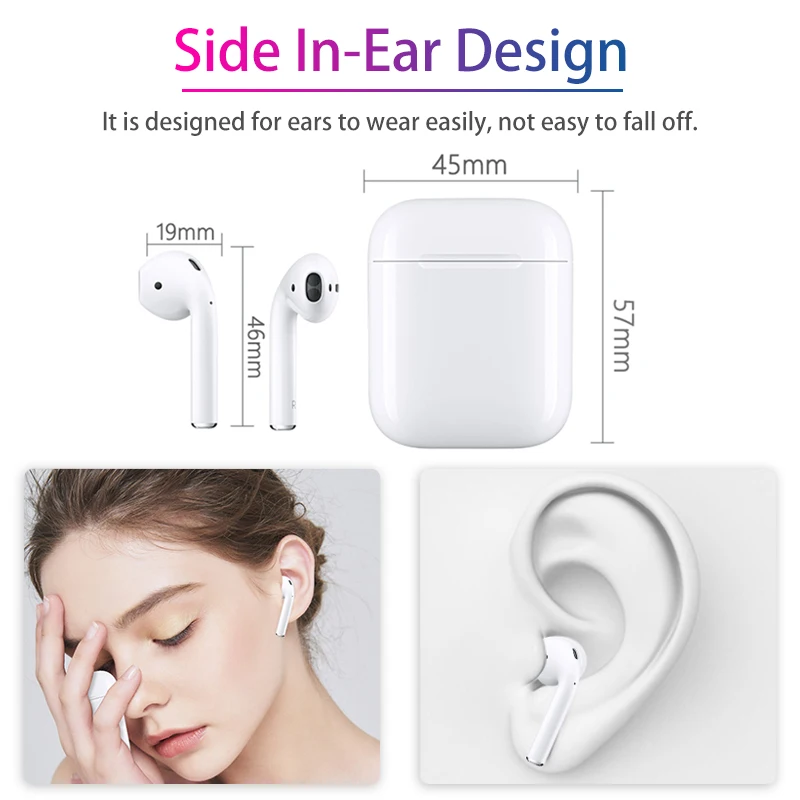 2019 New Arrival Wireless earpod II Bluetooth headset with charging case - ANKUX.COM