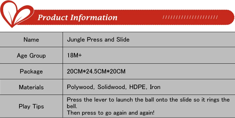 Nature wooden musical instrument education toy for kids