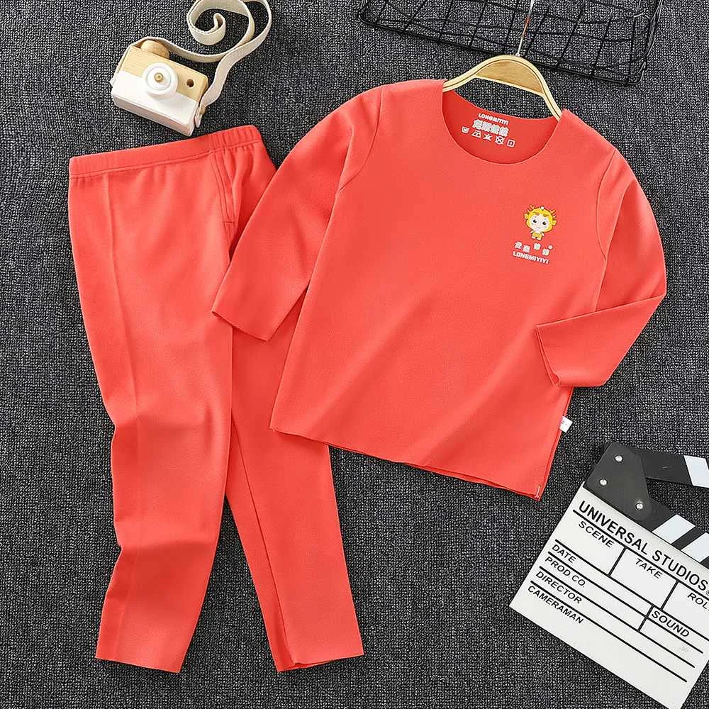 Children's wear autumn new set girls' casual Velvet Pants long sleeve two piece set