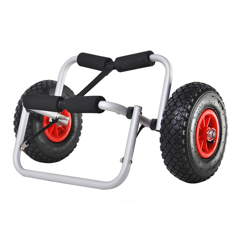 Kayak Trolley Aluminium Frame Boat Folding Beach Trolley Foldable Beach Sup Surfboard