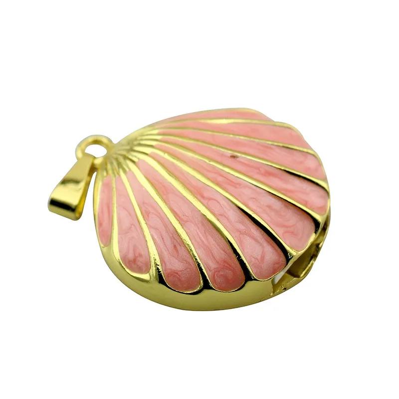 Custom Shell Jewelry USB Flash Drive With Necklace Gift Box Free Logo From Factory Bulk Wholesale - ANKUX.COM