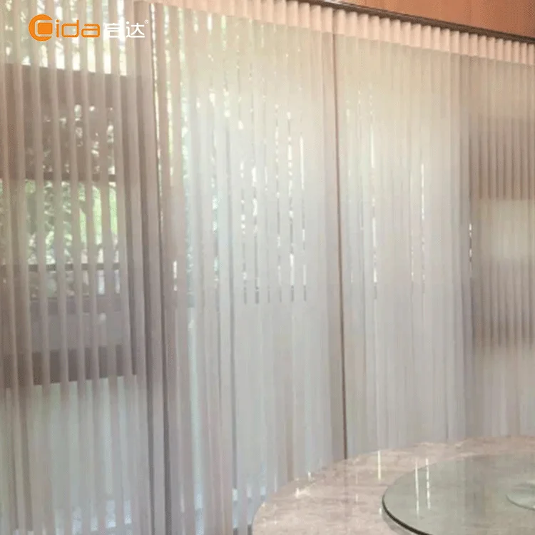 Qida quality attractive room darkening sheer vertical blinds for windows