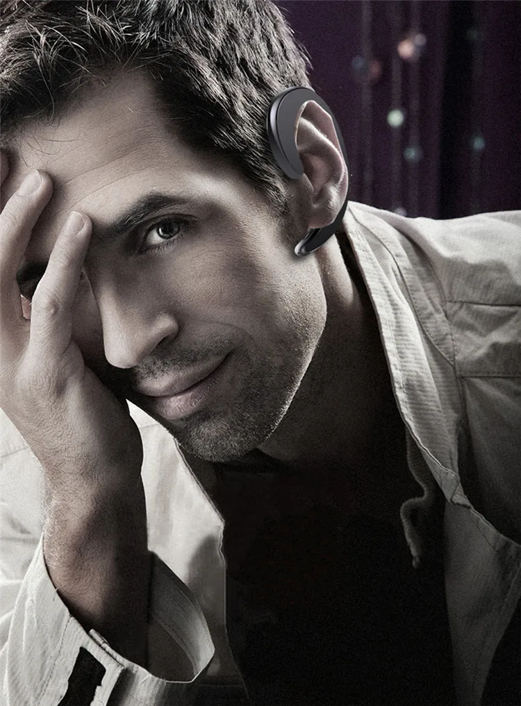 Y12 Ear Hook Bone Conduction cheap Bass Noise Reduction Stereo Airbuds Headset Headphone Wireless Blue tooth Earphone for iPhone