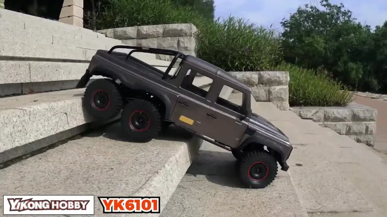 ゆうき1TREK Yikong YK6101 Defender 6*6 RC Trail Rocks Racer Crawler
