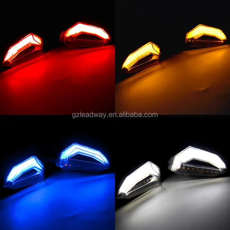 Universal Flowing Flicker 12v Led Light Moto Driving Led Bulbs Scooter