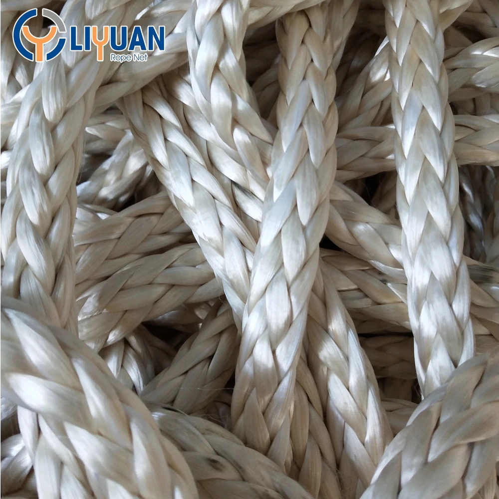 High Quality 8 12 Strands 50mm Polypropylene Uhmwp Ship Mooring Tails