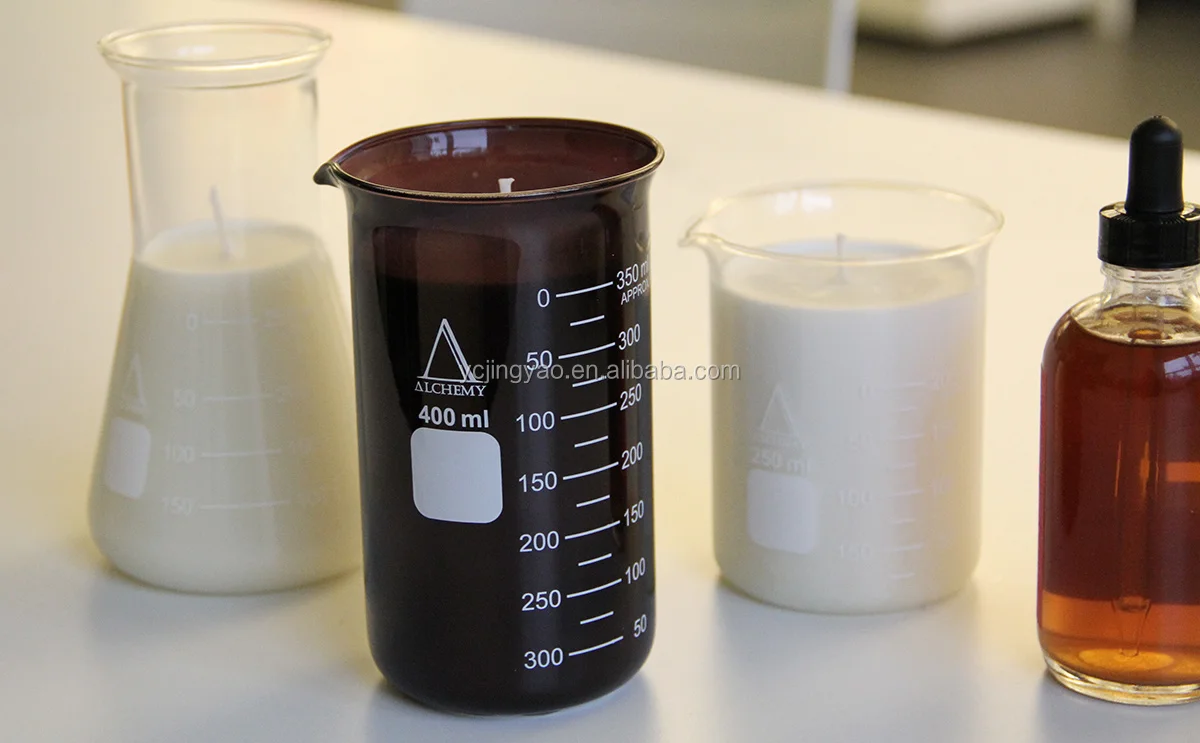 Oem Handblown Heat Resistant Amber Borosilicate Glass Beaker For