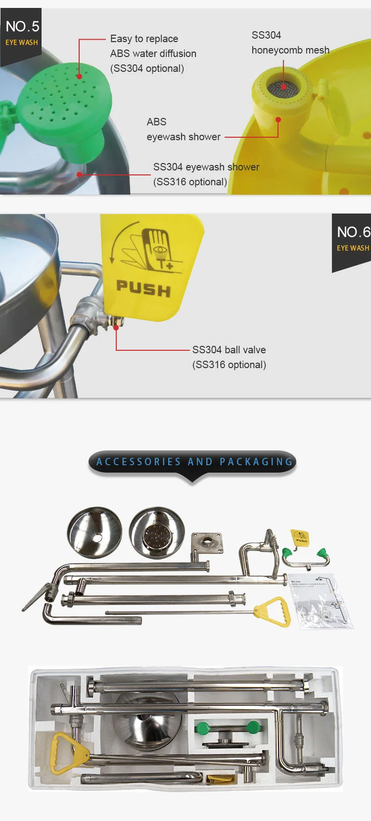 Welken,Ansi Standard,Bd530 Stainless Steel Eyewash Buy Buy Eye Wash