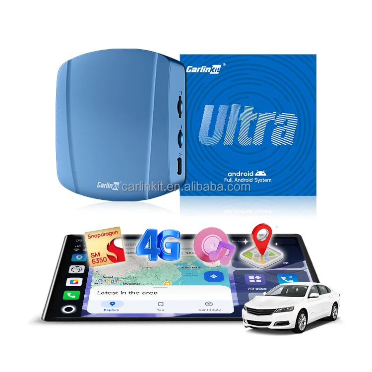 Carlinkit 8GB 256GB Tbox Ultra Wireless Carplay Adapter | Android
