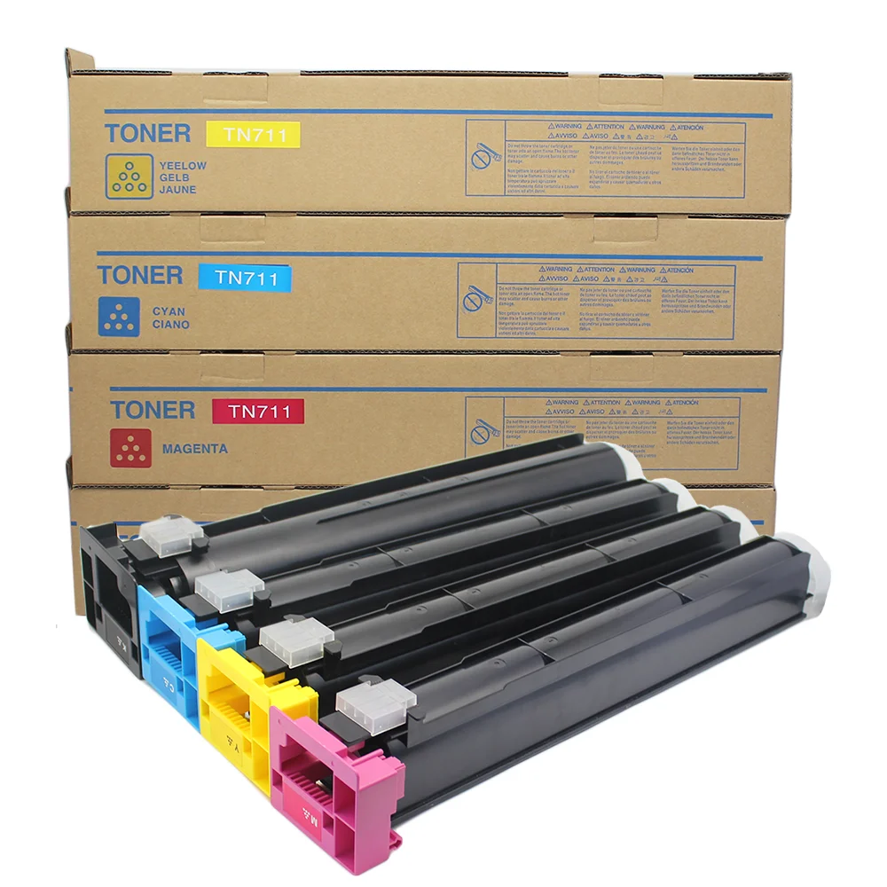 Copier Toner Cartridge Tn711 For Konica Minolta Bizhub C654 C754 Toner Cartridge Compatible 1768