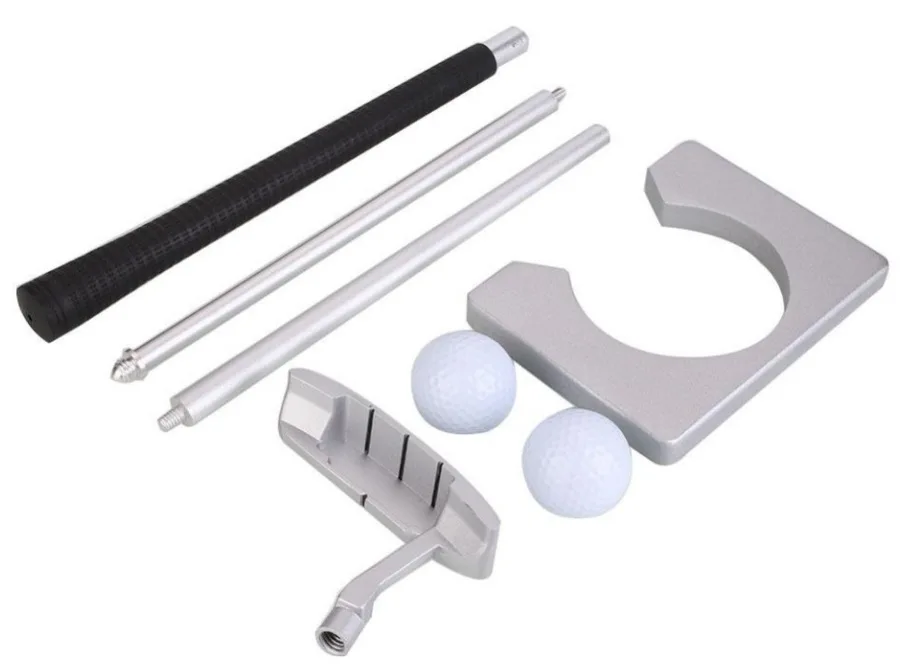 Executive Gift Portable Golf Putter Set Kit With Ball Holecup For