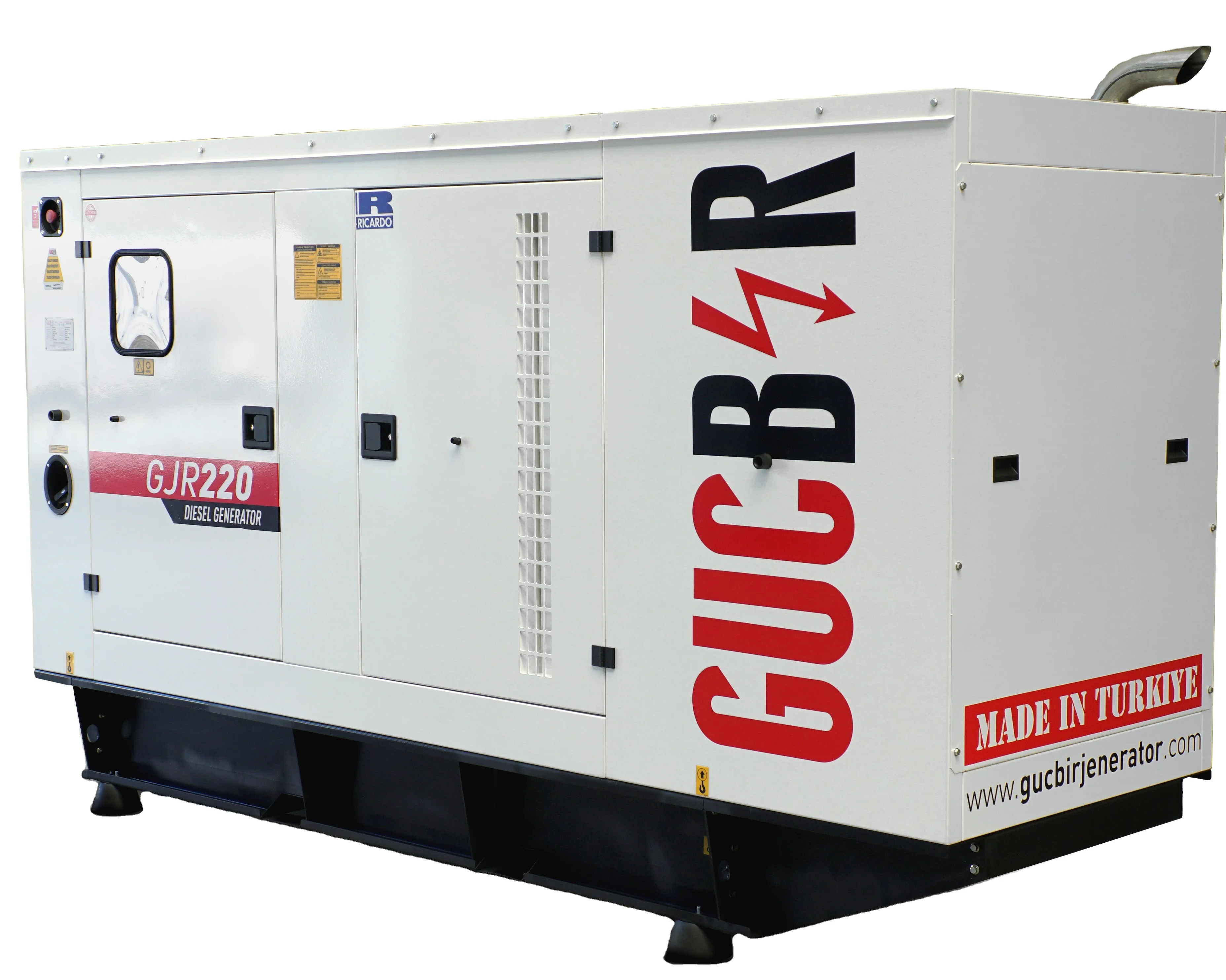 220 Kva Diesel Genset Diesel Generator Alternator Ats Cb Canopy