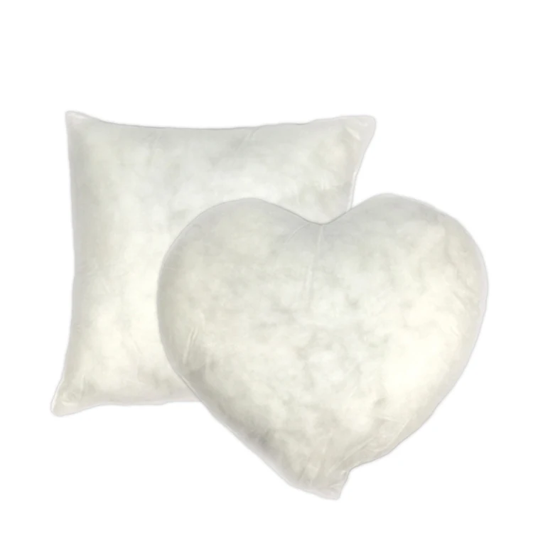 Pillow Inserts Cotton Cushion Backrest Throw Pillow Inner Square PP Woven OEM Adults Grade a Rectangle, Heart LQ-PL12 CN;GUA