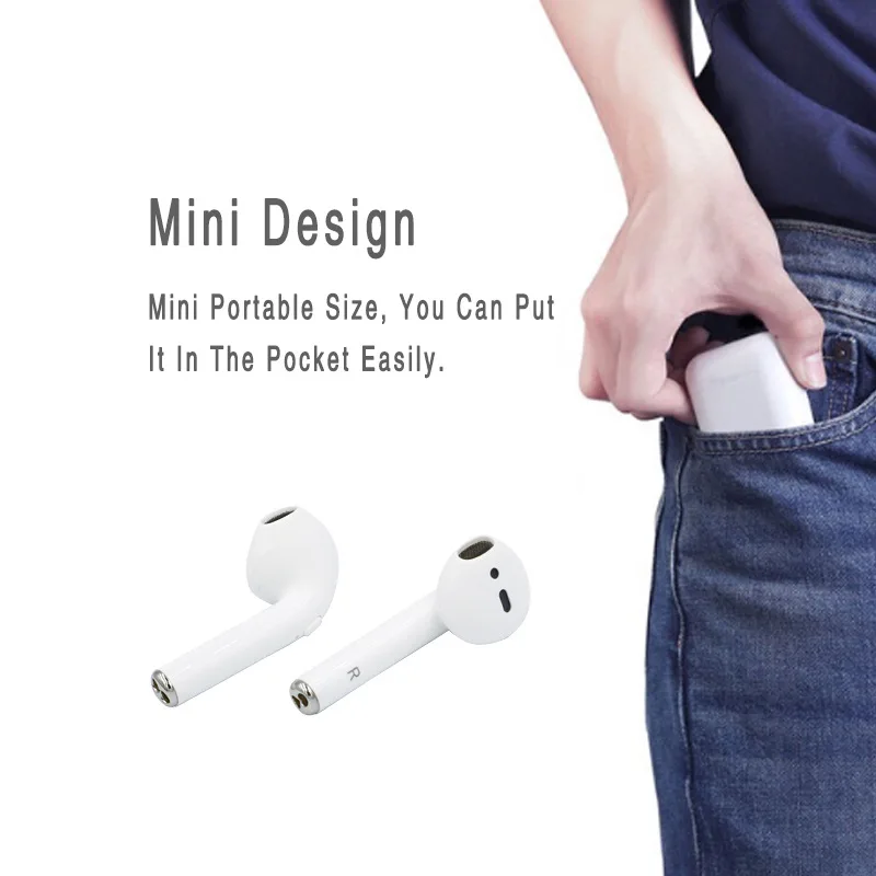 i10s Tws wireless Bluetooth 5.0 earbuds wireless earphones i10 with microphone charging box for mobile phones - ANKUX.COM