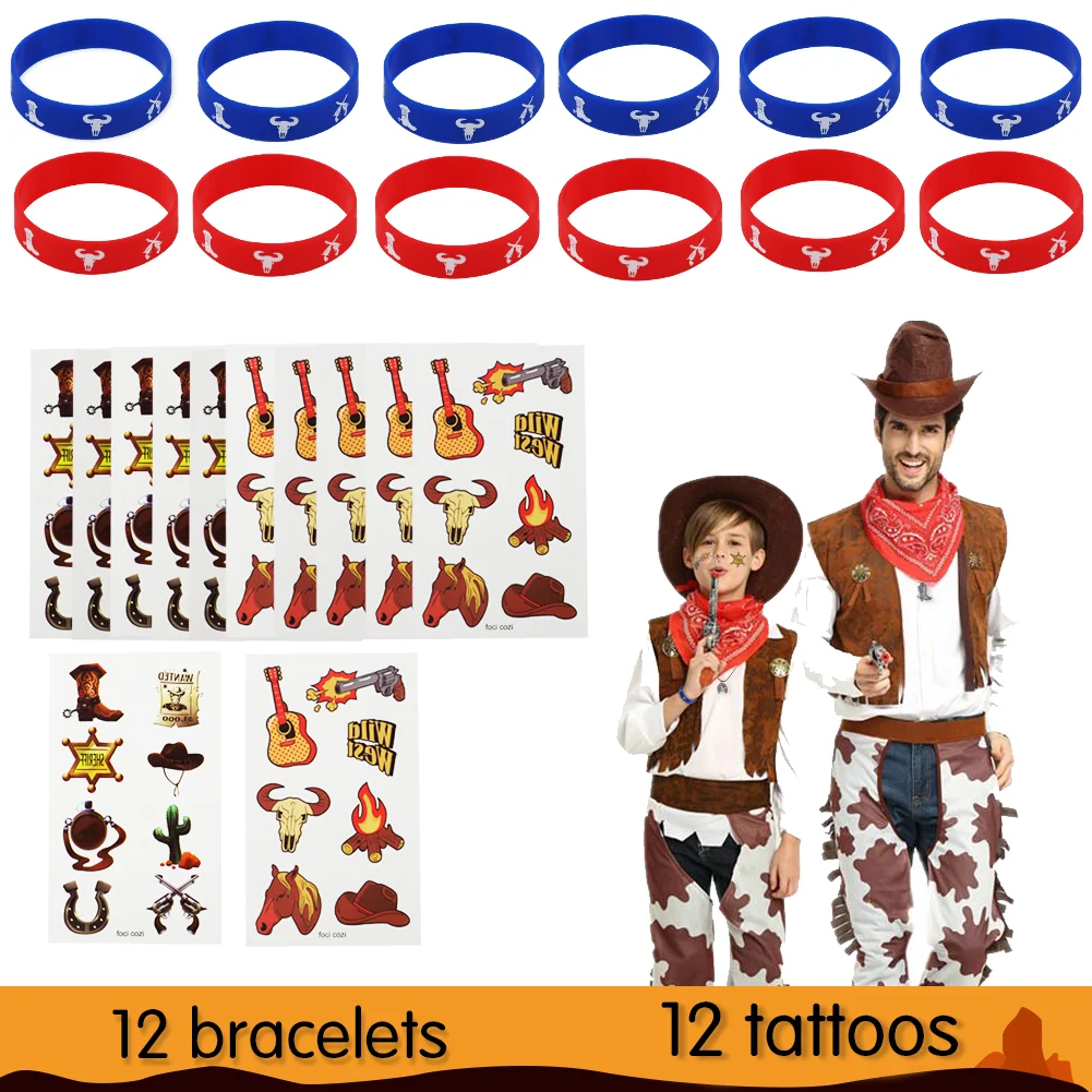 Hot Sale Western Cowboy Party Favors Supplies For Kids Birthday Paisley