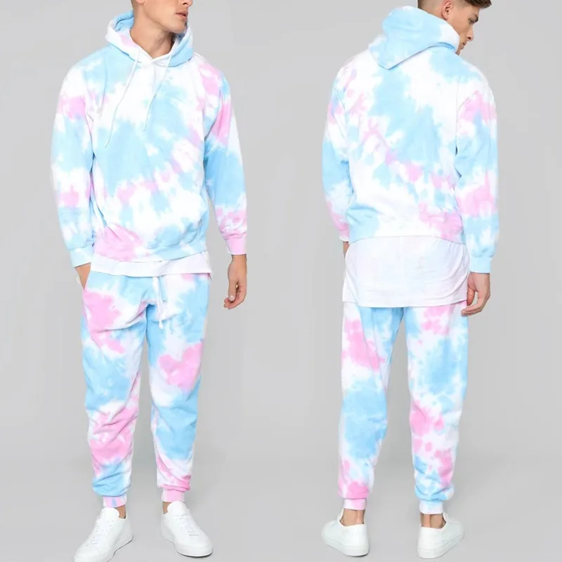 tie dye tracksuit set mens