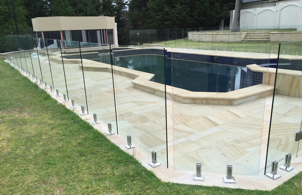 factory direct sale high quality swimming pool balustrade fence railing glass