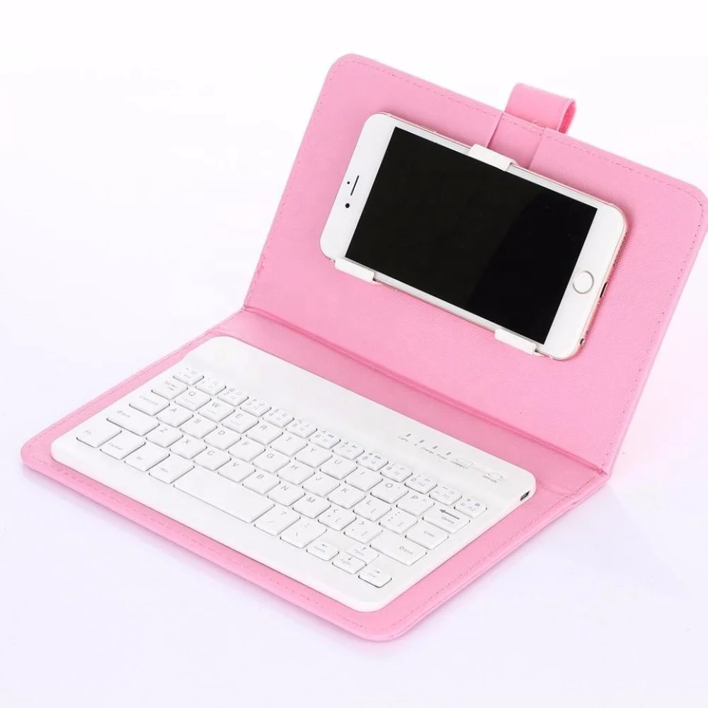 Wireless bluetooth Phone Keyboard case Cover for Android Mobile Phone  4.2''-6.8''