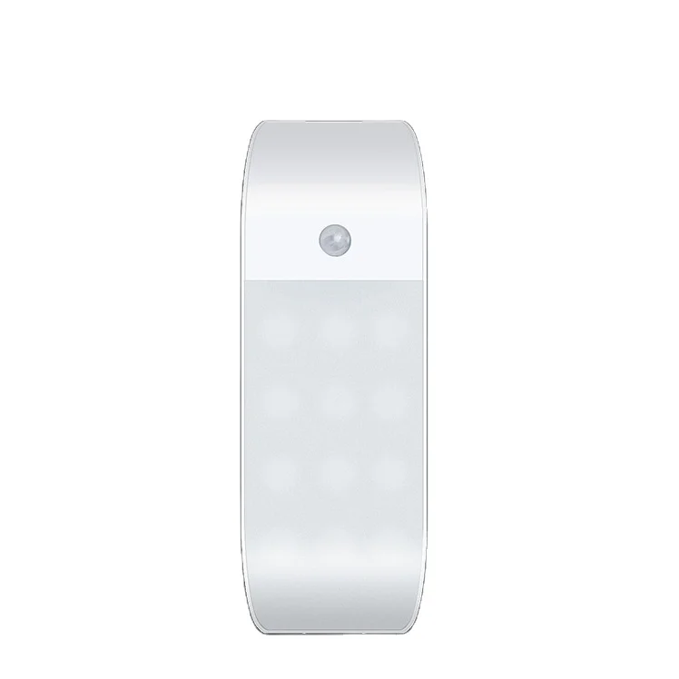 DIFUL Wardrobe Night Lights Rechargeable 12 LED USB Stick-on Motion Sensor Light Induction Bedroom Hallway Wall Corridor Lamp