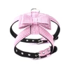 Striped style dog leash and harness pull adjustable made in China