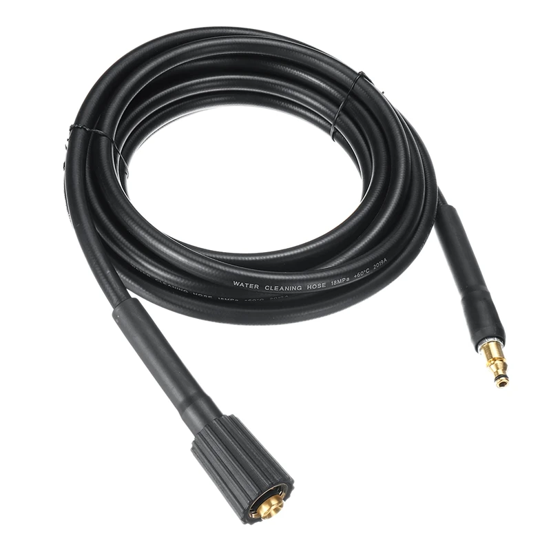 50' Hybrid Pvc Industrial Wash Down Hose To Pressure Washer Screen