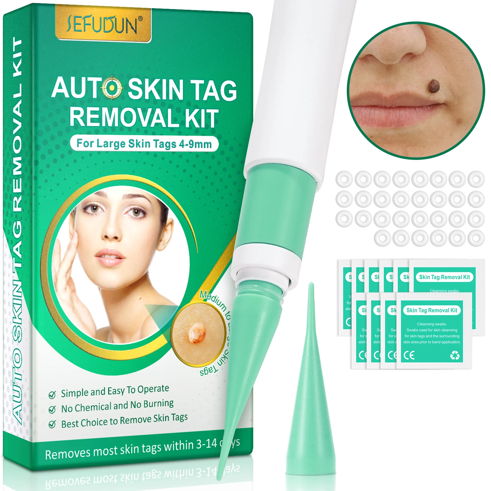 Sefudun Face Skin Body Wart Dot Treatment Remover Plantar Warts Corn ...