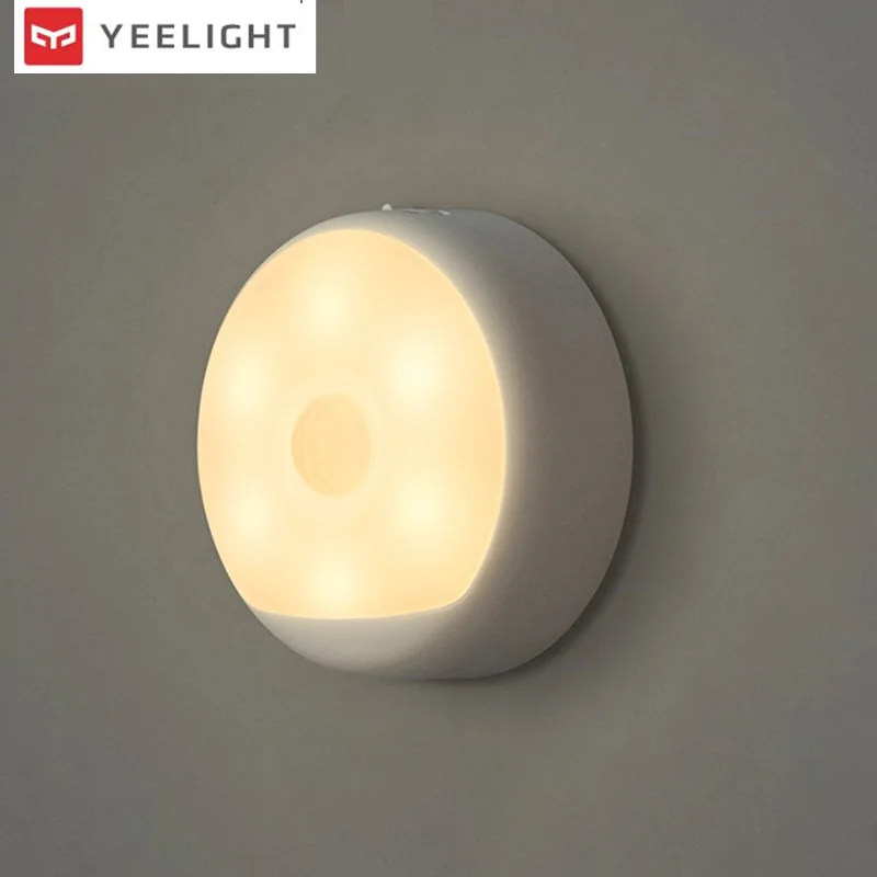 Yeelight Warm White Rechargeable Photosensitive Infrared Human Sensor Small LED Night Light Motion Sensor Lamp