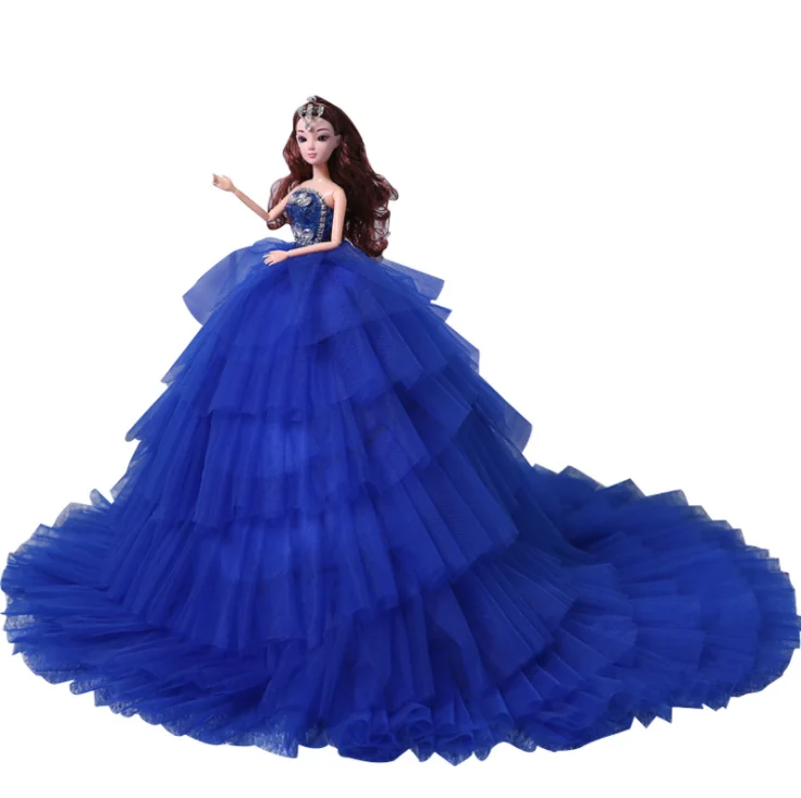  ازياء باربي Barbie-doll-set-big-tail-princess-girl
