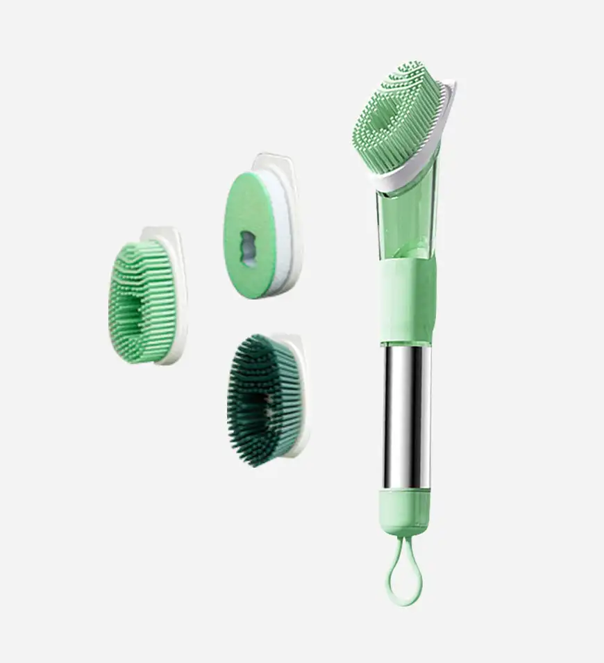 Joybos Soap Dispensing Dish Brush Storage Set Kitchen Brush With Holder