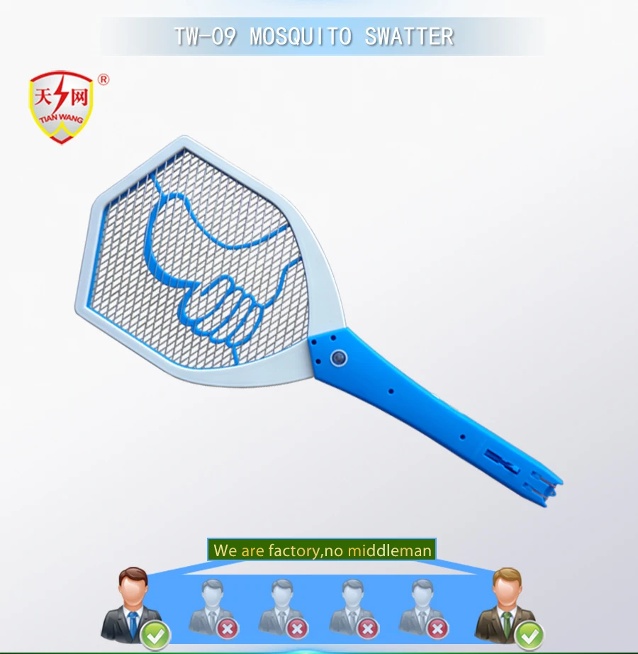 Hot Selling 2019 Amazon Outdoor Led Fly Trap Mosquito Swatter Racket