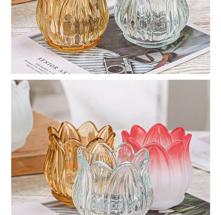 product modern luxury glass candle jar embossed with customizable logo 3oz 5oz 6oz 7oz 8oz empty glass candle jars-13