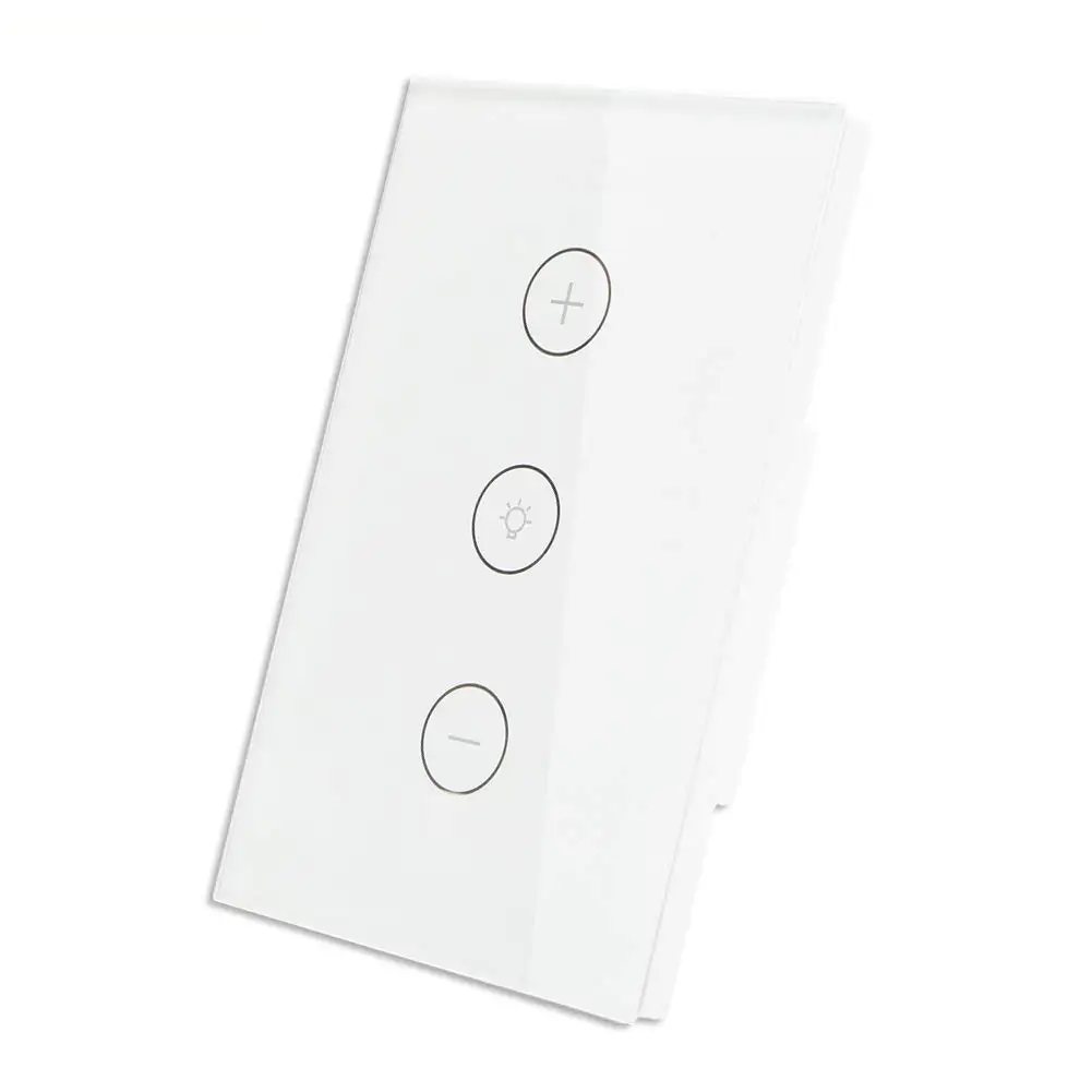 EU/US Alexa Google Assistant Voice Timer Remote Control Smart WiFi Light Dimmer Switch for Lamp Ceiling Anywhere