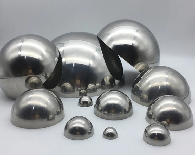 Stainless Steel 304 Half Ball 36 Hollow Steel Ball Metal Half Sphere