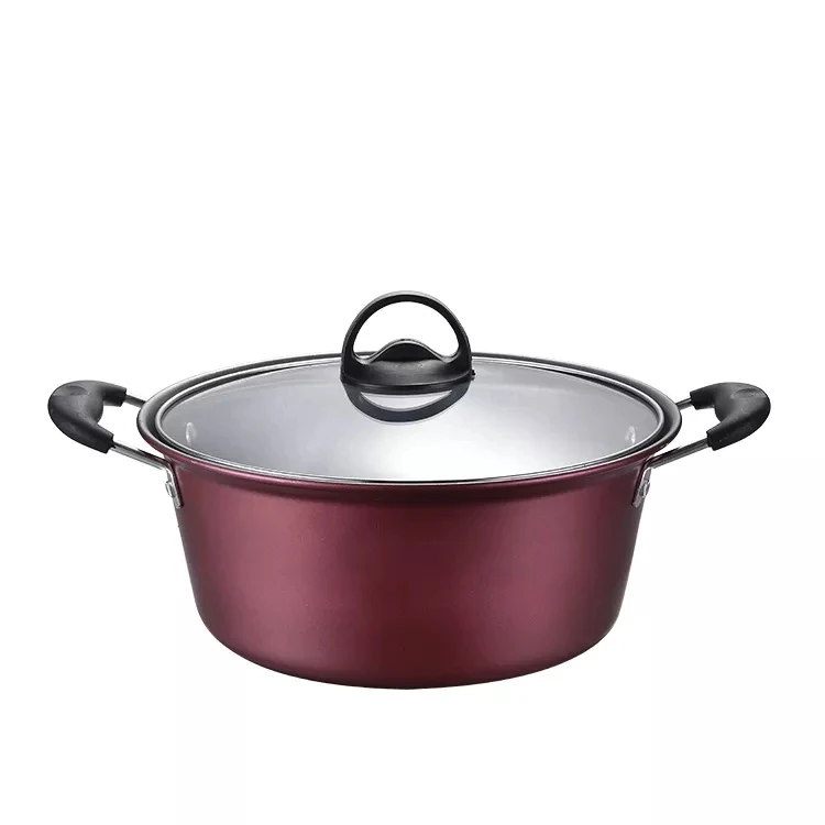 Hot Selling 3pcs Cheap Kitchen Housewares Iron Non Stick Kitchen Pots Vietnam Malaysia Cookware