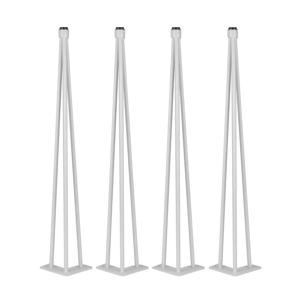 Adjustable Hairpin Leg Modern Industrial Cast Iron Metal Adjustable