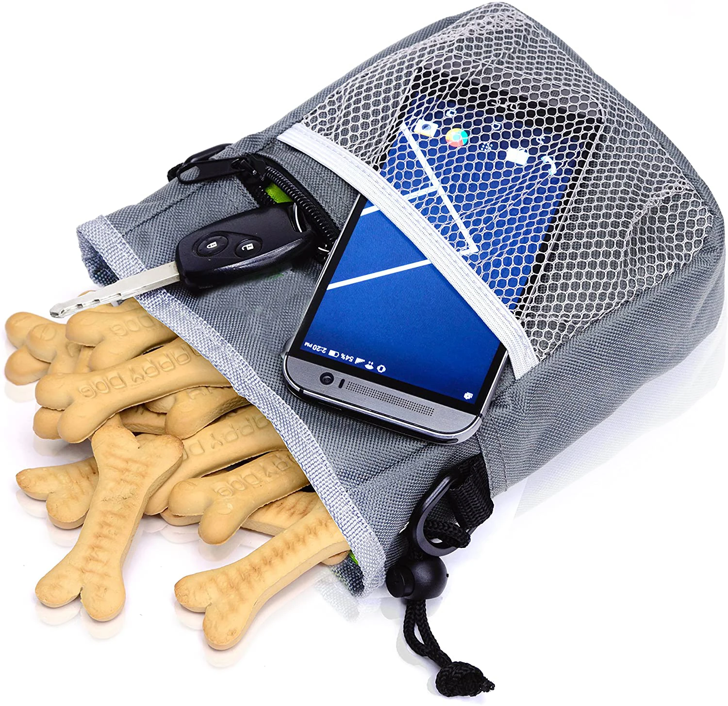 Dog Treat Training Pouch Easily Carries Pet Toys Kibble Treats Builtin