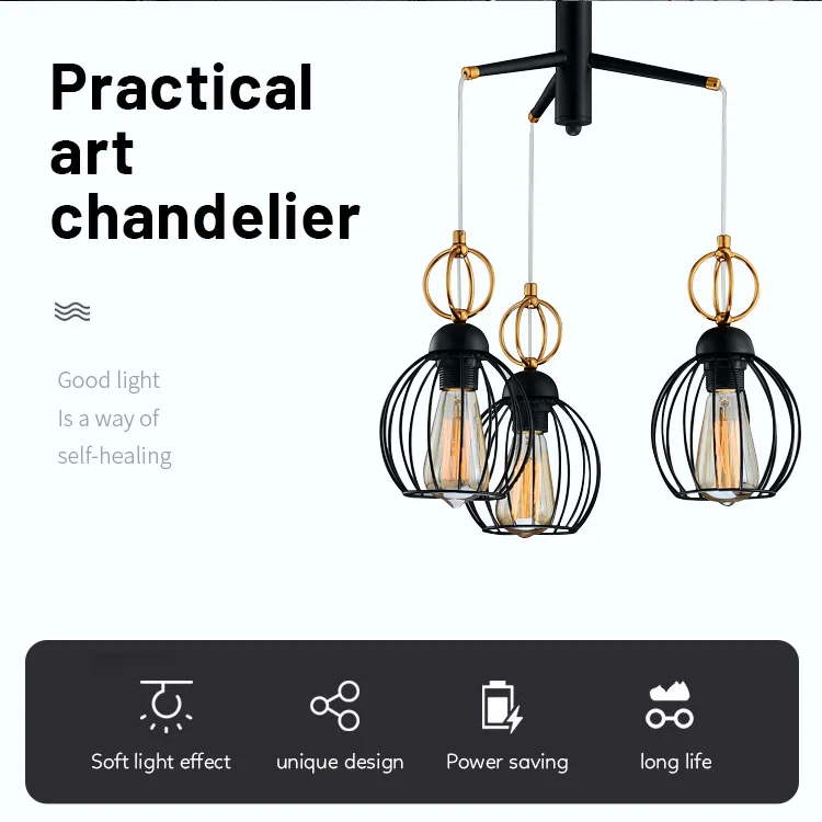 Luxury Elegant Antique Copper Lamp Shade Pendant Ceiling Chandeliers