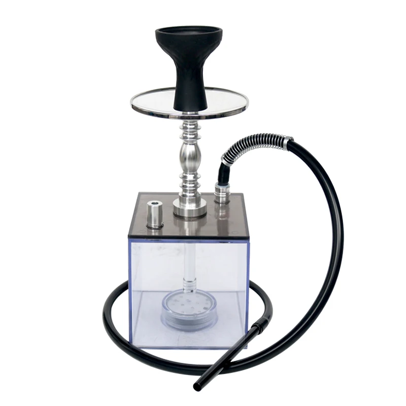 Fashion New Square Glass Material Portable Hookah Shisha Hookah Set Buy Shisha Hookah Portable Hookah Hookah Set Product On Alibaba Com