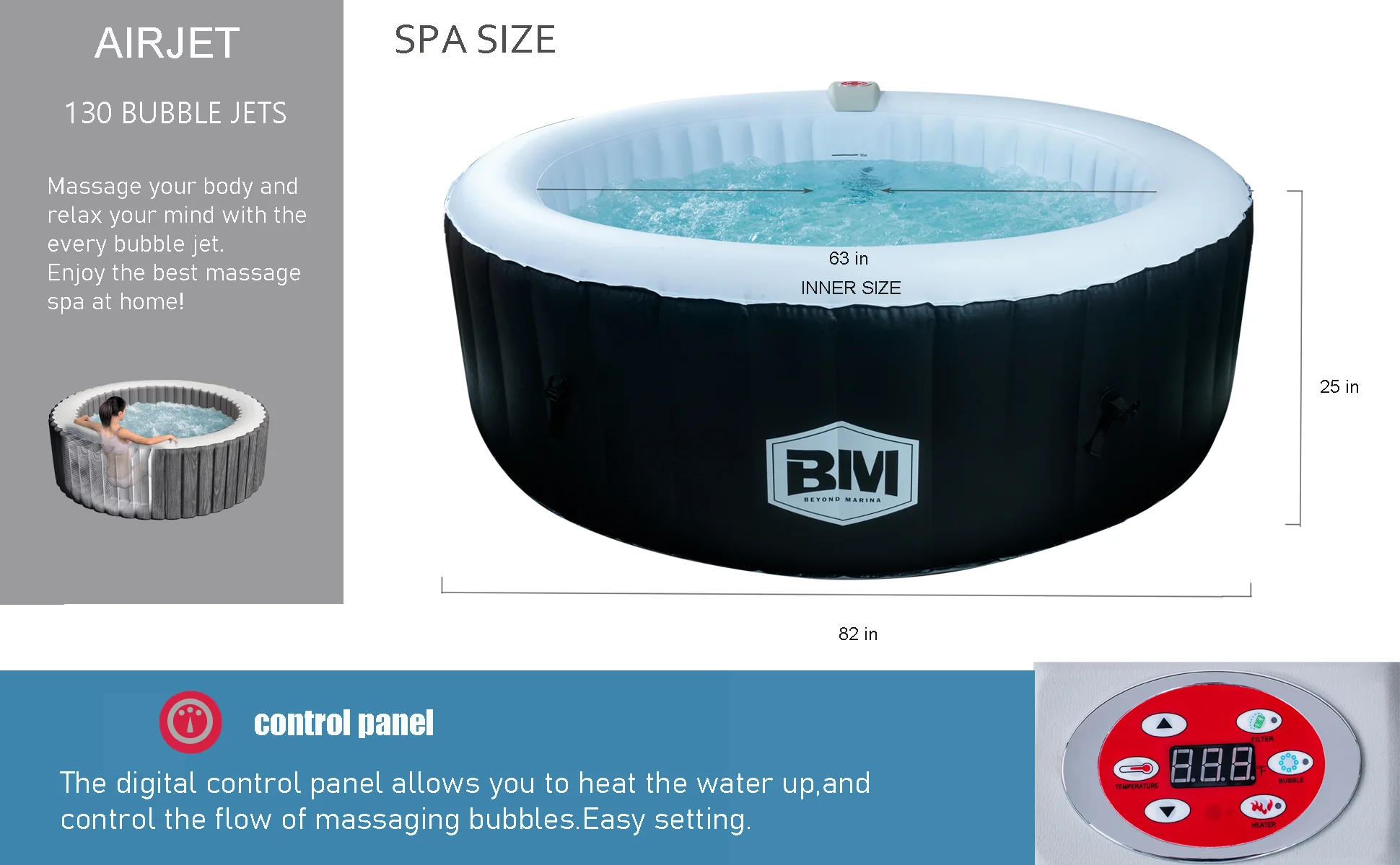 Wholesale Cheapest Modern Round 2 Seater Man One 2 Person Hot Tubs Spa