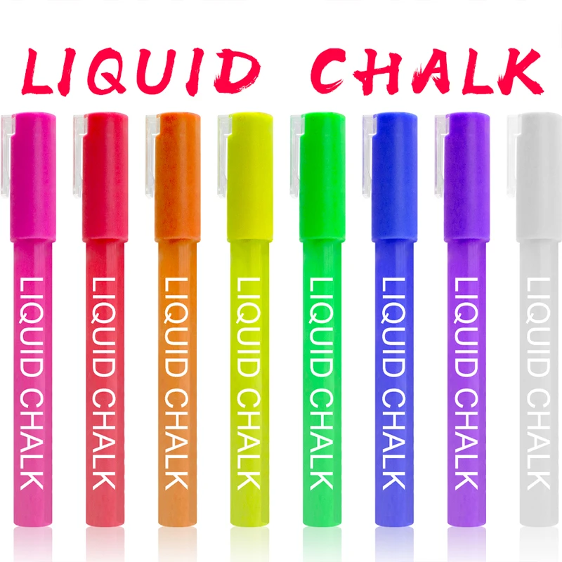 Spare Pens for Glow Art Drawing Board Neon Effect Chalk/Windowbarcodes Markers 