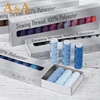 Colorful mini custom 12 colours/set durable heat resistant fireproof sewing threads polyester