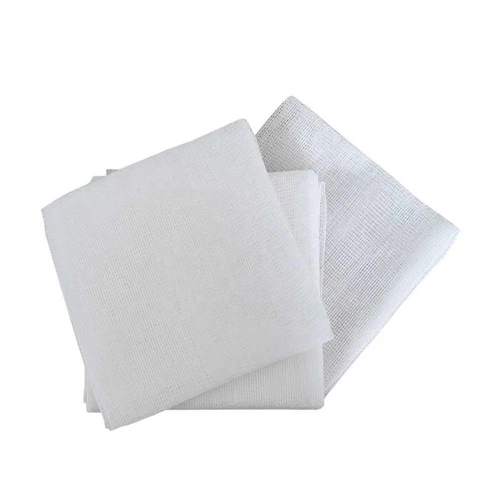 40s纯棉19x15目12层医用纱布拭子10cm x 10cm