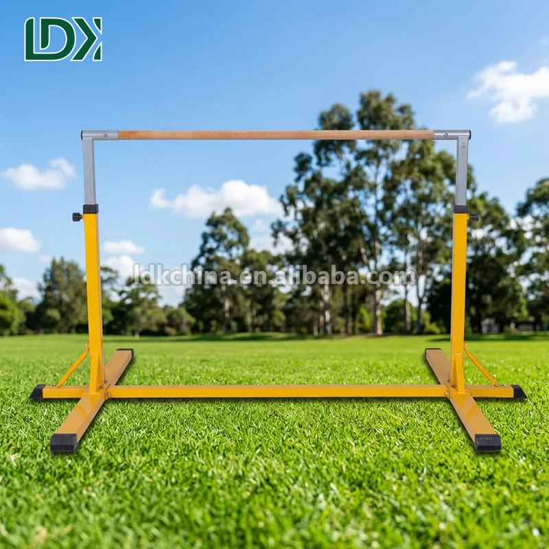 Professional Gymnastics Kids Horizontal Bar for Home Training and Adjustable Height Junior Horizontal Bar Set
